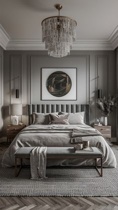 Bedroom Decor Ideas for Women Restoration Hardware Bedroom, Scandinavian Bedroom Decor, Stylish Master Bedrooms, Bedrooms For Couples, Bedroom Design Inspiration, Living Room Orange, Прикроватные Тумбочки, Luxury Bedroom Master, Luxurious Bedroom