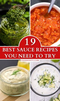 the top 10 best sauce recipes you need to try