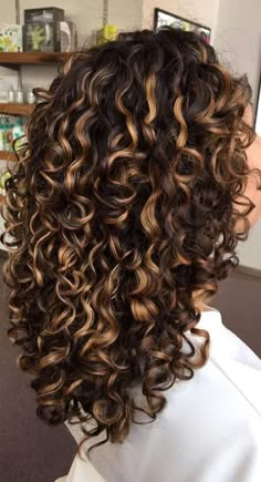 Highlights Curly Hair, Curl Hair, Cute Curly Hairstyles