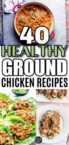 the top ten healthy ground chicken recipes