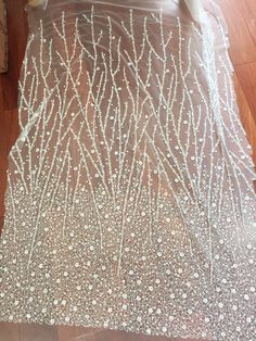 3D Beaded Geometric Silver Sequin lace Fabric with line design Tulle ,Wedding Dress Bridal Lace Fabric by Yard So many heavy detaield beads, sparkle sequins making this top quality haute couture fabric , tulle is off white color, Width is about 140cm , price is for one yard more buying will be cut as one piece my shop link: http://www.etsy.com/shop/lacetime ------------------------------------------------------ ---------------------------------------------------------------- -------------------- Wedding Tulle Lace Fabric With Rhinestones, Wedding Lace Tulle Fabric With Rhinestones, Haute Couture Fabric, Couture Fabric, Bridal Lace Fabric, Wedding Dresses With Straps, Alencon Lace, Star Embroidery, Fabric Accessories