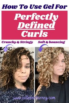 Is Gel Bad for Curly Hair? 5 Things to Avoid When Using Gel On Curly Hair - Colleen Charney Gel Curly Hair, Trying Your Best, Curl Defining Cream, Curl Styles, Defined Curls, Soft Curls