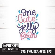 one cute jelly bean svg, dxf, eps example for cutting machines