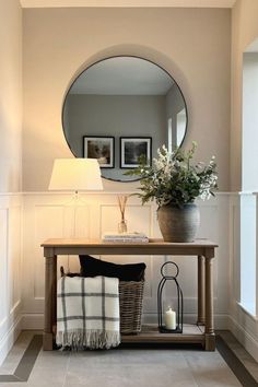 console table for entryway How To Decorate A Console Table, Console Table Decor Ideas, Console Table Decor, Log Burner Living Room, New House Living Room, Console Table Living Room, Fall Living Room Decor, Console Table Decorating, Fall Living Room