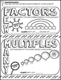 the worksheet for teaching fraction numbers to help students learn how to use them