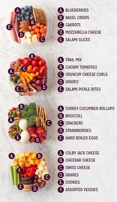 an image of a list of healthy foods