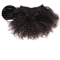 Natural Hair Clip Ins 4A, 4B and 4C Afro Tight Hair Texture Natural Hair Clip Ins, 4a Hair Type, 4c Afro, Hair Clip Ins, Microlink Hair Extensions, Clipin Hair Extensions, Textured Curly Hair, Curly Weave Hairstyles, Natural Hair Extensions