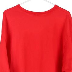 Description:Vintage red Champion long sleeve t-shirt, fits x-large.GENDER: mens CONDITION: very good.STYLE: long sleeve t-shirtERA: 1990sCOLOUR: redFABRIC: cotton Red Long Sleeve Sweatshirt, Red Oversized Long Sleeve T-shirt, Red Crew Neck Long Sleeve Top For Fall, Red Long Sleeve T-shirt For Winter, Red Long Sleeve Winter T-shirt, Casual Long Sleeve Red T-shirt, Red Long Sleeve Cotton T-shirt, Casual Red Long Sleeve T-shirt, Red Winter T-shirt