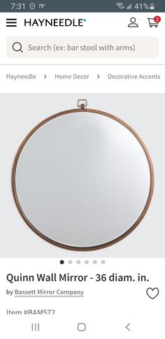 the mirror is on sale for $ 3