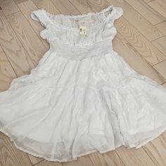 New With Tags! Aeropostale White Mini Baby Doll Mini Dress Size Small Denim Button Up Dress, Mizuki Akiyama, Visual Archive, Blue Sleeveless Dress, Spaghetti Strap Mini Dress, Empire Dress, Striped Mini Dress, Pretty Clothes, Fit Ideas