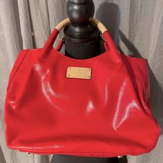 Never Used. Excellent Condition. Snap Flap Closure. Trendy Red Kate Spade Bag, Kate Spade Red Shoulder Bag For Everyday, Red Kate Spade Shoulder Bag For Everyday, Everyday Red Kate Spade Shoulder Bag, Kurt Geiger, Leather Hobo, Kate Spade Bag, Patent Leather, Kate Spade