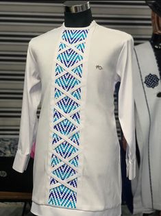 Monogram Design On Native Wears, Man Dress Design, Mens Shirt Pattern