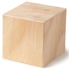 a square wooden object on a white background