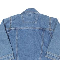 Item is in good used condition. >Size: 4 Years >Armpit To Armpit: 15" >Armpit To Cuff: 12" >Collar To Hem: 17" 90s Style Light Wash Denim Jacket, 90s Long Sleeve Denim Jacket, Childrens Place, Denim Jacket, Blue