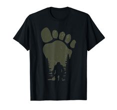 PRICES MAY VARY. Know a squatchy friend who loves looking for bigfoot? This graphic design will look great on a squatch lover. If they're antisocial or an introvert they probably relate to the Big Foot or Sasquatch. Great for fans of Sasquatch and Bigfoot lore. Looks great on the anti social or introverted who love big hairy beasts. Lightweight, Classic fit, Double-needle sleeve and bottom hem Ew People, Bigfoot Sasquatch, Introverted, Anti Social, In The Forest, The Forest, Branded T Shirts, Shirt Design, Shoes Jewelry