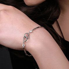 Mother and Daughter Bracelet,No Matter where we go,we will always be connectedITEM SPECIFICS: -Nickel free: Made of 316 stainless steel -Size: Adjustable from 7.87in to 9.45in(20cm to 24cm) -Package Content: 1*Bracelet, 1*Gift Box, 1*Full-designed Gift Card -Free Gifts: Black velvet bag, jewelry polish cloth💗 A jewelry with a message symbolizes your special love. This will be a meaningful gift cherished by the person you love forever. Also, it can be a special gift just for yourself.🎉 Occasion Bangles For Women, Unique Bracelets, Silver Bangle Bracelets, Vintage Bracelets, Heart Bracelet, Heart Charm Bracelet, Jewelry Party, Silver Heart, Infinity Bracelet