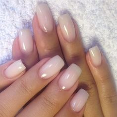 Neutral Nail, Unghie Sfumate, French Pedicure, Ombre Nail Designs, Classy Acrylic Nails, Neutral Nails, Classy Nails, Milky White