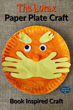 the lorax paper plate craft for kids