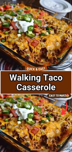 two casserole dishes with the title text overlay