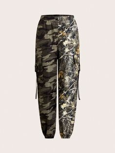 Women's Fall 
Y2K Cargo Camo Graphics Color-Blocked Cuffed Pants Army Green Casual   Woven Fabric Camo,All Over Print Jogger Non-Stretch  Women Clothing, size features are:Bust: ,Length: ,Sleeve Length: Cargo Hose, Printed Joggers, Cuffed Pants, Women Pants Casual, Inspiration Mode, Casual Everyday, Womens Fall, Maternity Bag, Kid Shoes