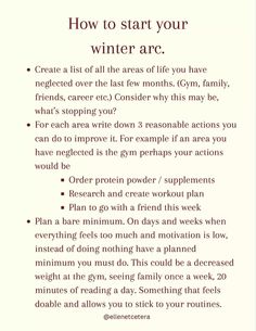 Winter Fitness Motivation, Winter Arc Rules Women, Winter Arc Quote, Winter Arc Checklist, Winter Arc Motivation Women, Winter Arc Motivation Aesthetic, Winter Arc Goals, Winter Arc Plan, Winter Arc Aesthetics