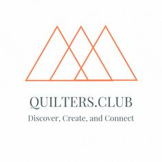 the logo for quilters club, a company that sells handmade fabrics and accessories