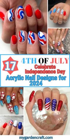 ## Introduction Celebrating the Fourth of July demands a festive touch! And what better way to express your patriotism than with dazzling nail designs? This year, ditch the boring old red, white, and blue and embrace dazzling designs that truly capture the spirit of the holiday. ### Patriotic Pops of... The post Go Patriotic! 🇺🇸 4th of July Nail Designs to Spark Freedom! appeared first on Food Fusion Hub. Patriotic Nails 4th Of July, July Acrylic Nail Designs, Oval Shaped Nails, Acrylic Toes, Square Nail Designs, Blue Polish