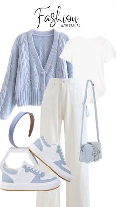 Looks Pinterest, Modesty Outfits, Korean Casual Outfits, Casual Preppy Outfits, Trendy Outfits For Teens, Everyday Fashion Outfits, Casual Day Outfits, Quick Outfits, Easy Trendy Outfits