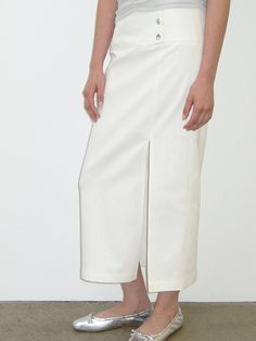 Composition : COTTON 68% POLYESTER 30% SPAN 2%Country of Origin : Republic of Korea White Long Skirt, Long Skirt, Maxi Skirt, White, The Originals, Clothes For Women, Clothes