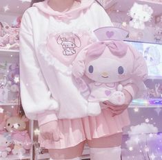 Grunge Minecraft, Minecraft Hypixel, Melody Outfit, My Melody Outfit, Sanrio Figures, Cosplay Aesthetic, Gothic Kawaii, Sanrio Aesthetic, Bunny Fashion