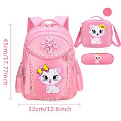 Brand Name: SUN EIGHTOrigin: CN(Origin)Main Material: NylonClosure Type: zipperType: BackpackItem Weight: 0.75kgMaterial Composition: NylonItem Height: 45cmPattern Type: CartoonModel Number: 2866Gender: GirlsItem Width: 15cmItem Length: 32cmItem Type: School BagsColor: PinkL Size: 45cm*32cm*15cmM Size: 39cm*30cm*13cmS Size: 33cm*26cm*11cm Girls Backpack Kids, Princess Backpack, Girl Backpacks School, Cat Backpack, Backpack Pattern, School Bags For Girls, Backpack School, Girls Cartoon, School Bags For Kids