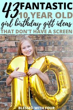 girl birthday gift ideas Girl Birthday Gift Ideas, Golden Birthday Gifts, Back To School Gifts For Kids, Backyard Birthday Parties, Girl Gift Baskets, Birthday Presents For Girls, Girls Gift Guide