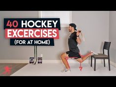 the man is doing exercises for his home