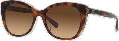 Elegant Clear Sunglasses With Gradient Lenses, Classic Brown Coach Sunglasses, Coach Brown Tinted Sunglasses, Elegant Anti-reflective Cat Eye Sunglasses, Elegant Clear Sunglasses With Uv Protection, Elegant Brown Tinted Sunglasses, Elegant Clear Polarized Sunglasses, Elegant Anti-reflective Sunglasses, Formal Brown Glass Sunglasses