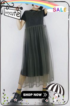 Modern Solid Color Grey O-neck Patchwork Tulle Dress Long Smock Sleeveless Chic Sleeveless Dress With Fake Two-piece Design, Chic Sleeveless Dress With Fake Two-piece Detail, Chic Sleeveless Fake Two-piece Dress, Casual Fake Two-piece Dress For Spring, Casual Sheer Sleeveless Dress, Casual Sleeveless Sheer Dress, Black Sleeveless Dress With Fake Two-piece Detail, Black Sleeveless Fake Two-piece Dress, Summer Sleeveless Dress With Fake Two-piece Design