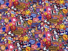 an image of many different stickers on the ground