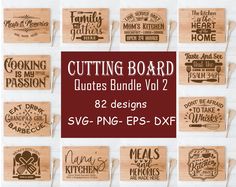 Family Kitchen Quotes, Wood Burn Designs, Kitchen Svg, Quotes Family, Kitchen Tray, Kitchen Quotes, Laser Engraved Ideas, Board Quotes, Taste And See