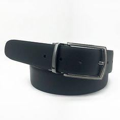 This J. Ferrar men's reversible belt has a unique textured finish to elevate your looks. Made from bonded leather, this belt comes with a large silver-tone buckle and two colorways that can be worn on either side. Features: ReversibleBase Material: 100% Bonded LeatherFabric Description: Faux LeatherBelt Width: 1 3/8 InCare: Wipe CleanCountry of Origin: Imported Modern Black Belt For Business, Modern Black Business Belt, Black Leather Belts And Suspenders For Business, Mens Belt, Reversible Belt, Belt Black, Mens Belts, Suspenders, Shanghai