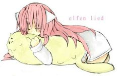 Lucy Elfen Lied, Anime Kawaii, A Girl, We Heart It, Lost, Pink, Kawaii