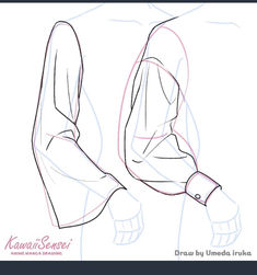 Sleeves Drawing, Draw Outfits, Drawing Tuts, Baggy Sleeves, Art Anatomy, Doodle Ideas, Painting For Beginners, Sketches Tutorial