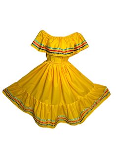 Handmade Nicaragua Traditional Dress - Yellow, we have your size. Celebrate the wonderful Colombian culture. Wear your dress and be part of a beautiful tradition. Includes: Blouse and SkirtSizes: X small to XX Large - Length: 36in Approx. Note: Check the Photo Gallery to access the Size Chart Color: White and blue Material: PolyCottonHow should I care for and clean the dress: Hand-Wash or Dry-CleanMake every day special with our Nicaragua Traditional Dress - Yellow. Perfect, made just how you li Colombian Culture, Dress Yellow, Traditional Dress, I Care, Nicaragua, Yellow Dress, Traditional Dresses, Photo Gallery, Casual Dress