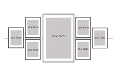 the size and width of an area rug is shown with measurements for each square, rectangle