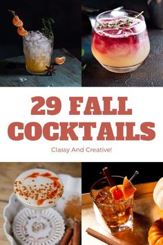 29 fall cocktails that are easy to make and delicious for any type of party