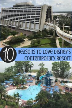 the top ten disney's contemporary resort attractions