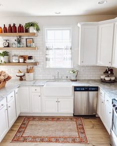 the kitchen is clean and ready for us to use