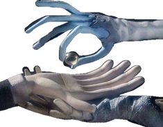 an image of two hands that are holding something