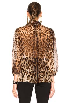 Blouse Pictures, Silk Chiffon Blouse, 2piece Outfits, Leopard Print Blouse, Print Blouse, Shirt Top, Printed Blouse, Couture Fashion