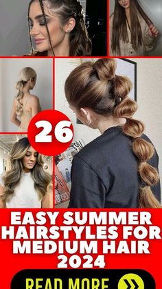 Do's And Don'ts, Summer Hairstyles For Medium Hair, Easy Summer Hairstyles, Easy Summer, Hair A, Summer Hairstyles