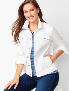 True Jeans, Look Plus Size, Classic Denim Jacket, 60 Fashion, Jacket Outfit, Classic Style Women