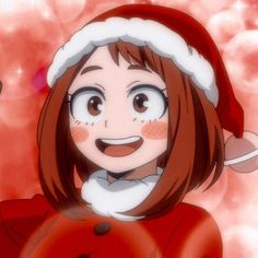 anime boku no hero academia icons ochako uraraka my hero academia uravity icon quinta temporada Bnha Pfp, Christmas Pfps, Elf Toy, Mha Icons, Ochaco Uraraka, Arte Do Kawaii